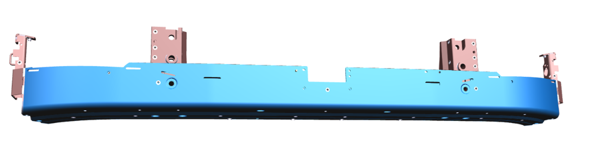 a blue and white electronic device