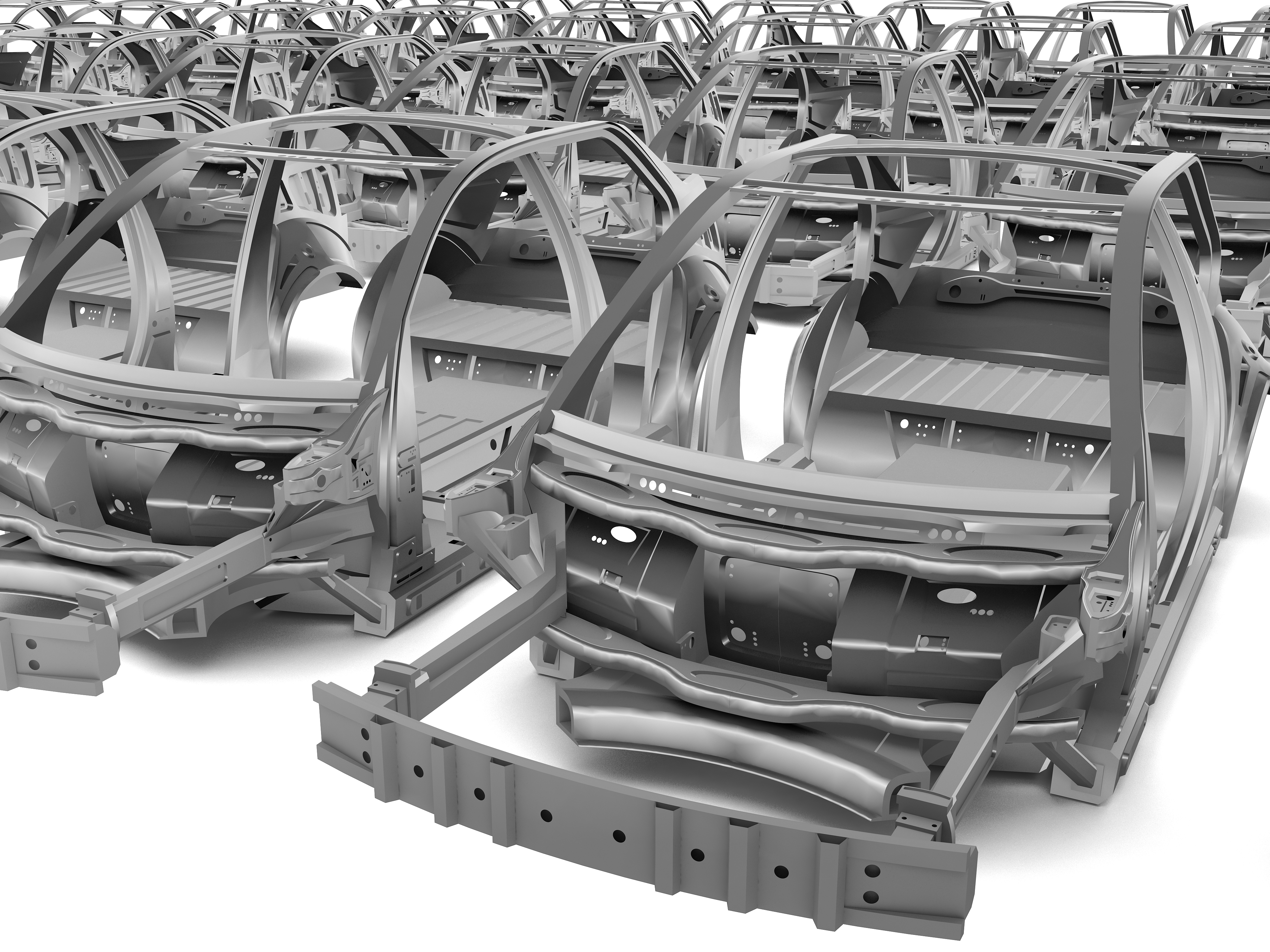 Aluminium car frames