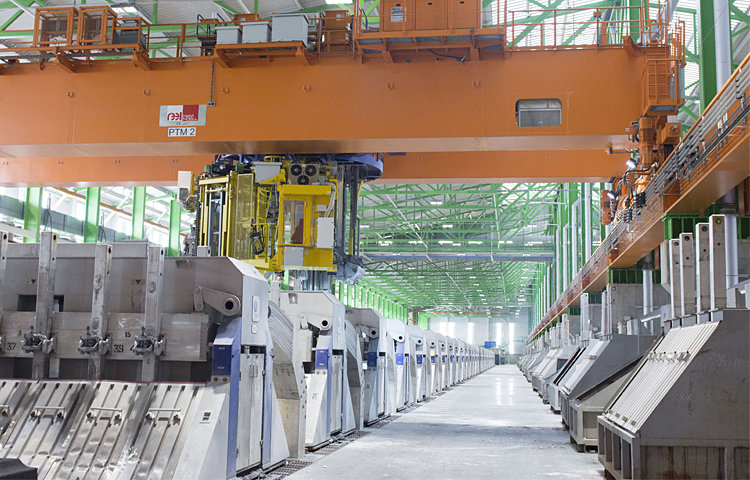 aluminium factory hall