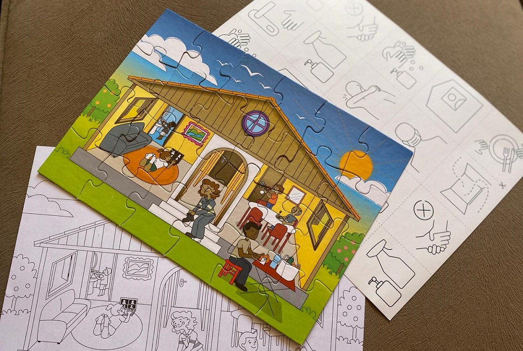 Educational games aiming to inform kids about Covid-19.